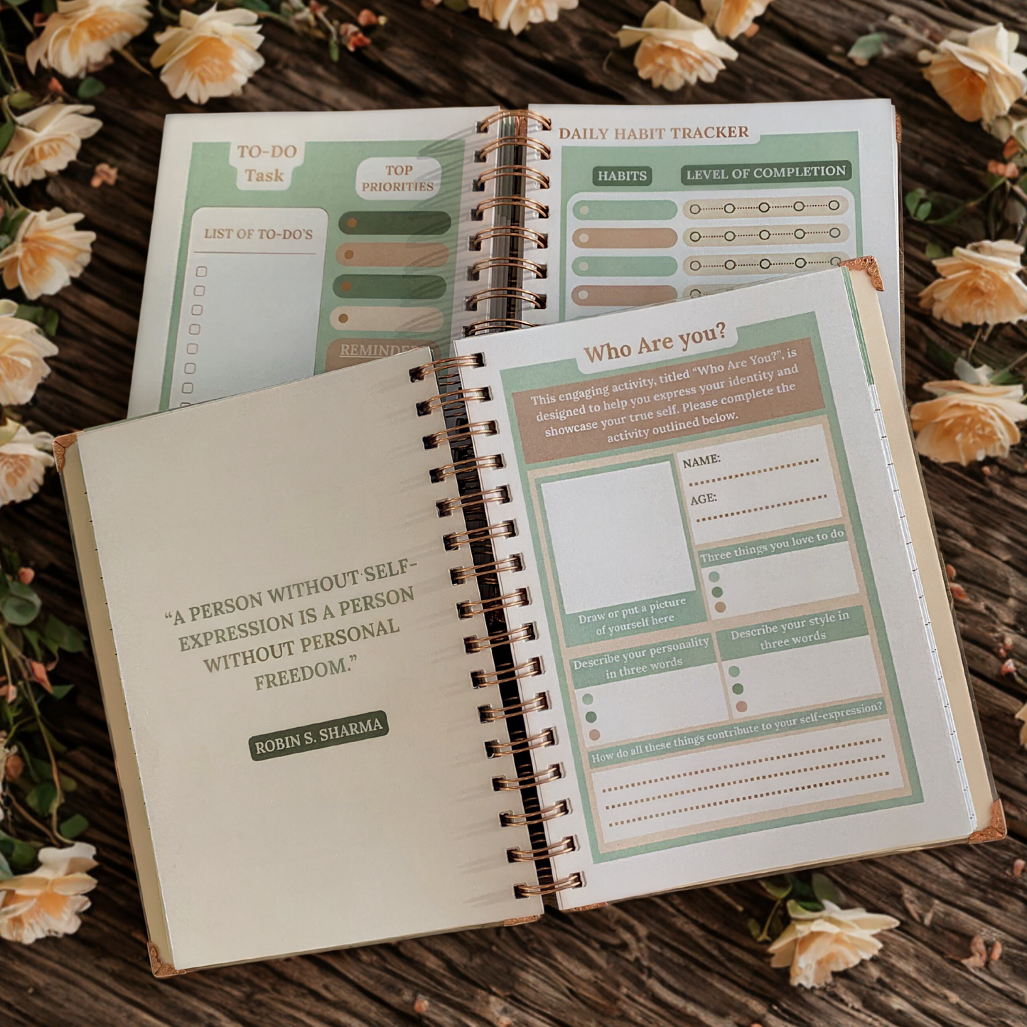 Journey Journal- Golden Emerald
